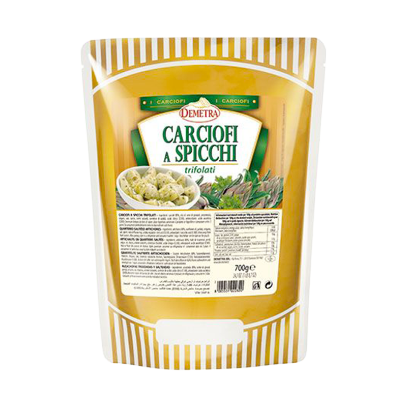 Carciofi a Spicchi Trifolati Busta Demetra