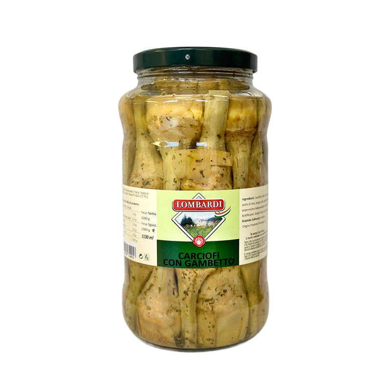 Carciofi con gambetto Lombardi
