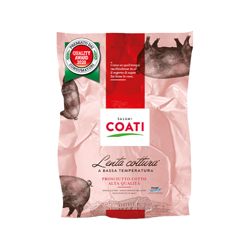 Prosciutto cotto alta qualitร ย Lenta cottura Coati